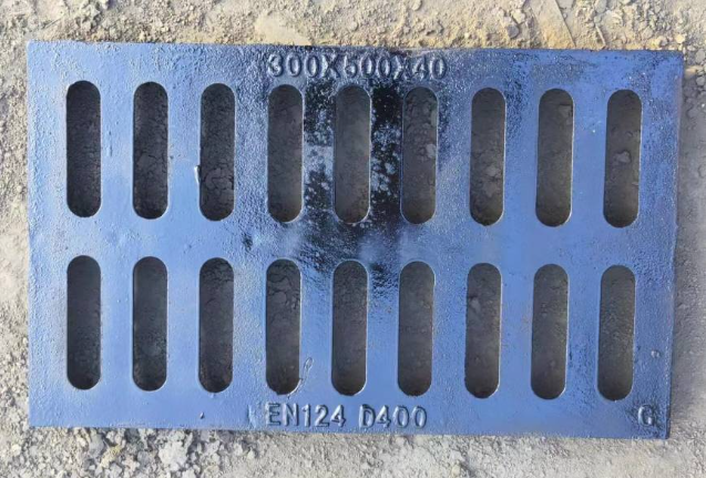 河东区街道球墨铸铁排水沟盖板展示