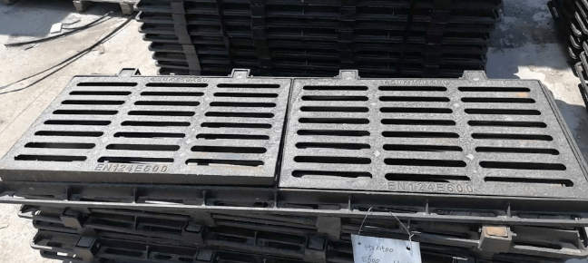 河东区街道球墨铸铁连体双篦展示